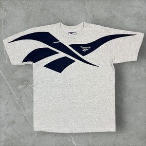 Vintage 90s Reebok Big Logo Single Stitch T Shirt EUC! - Large